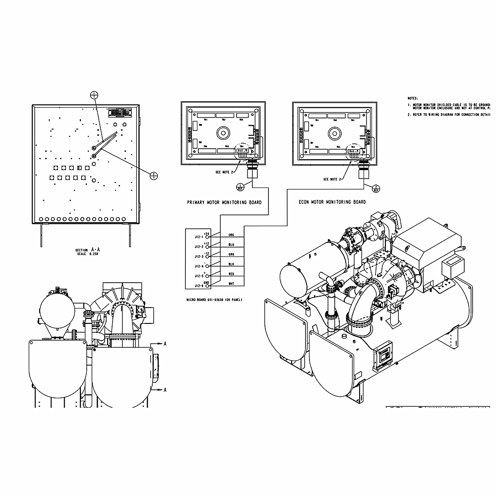 394-17706-000 - Wiring, Motor Monitoring Kit by York