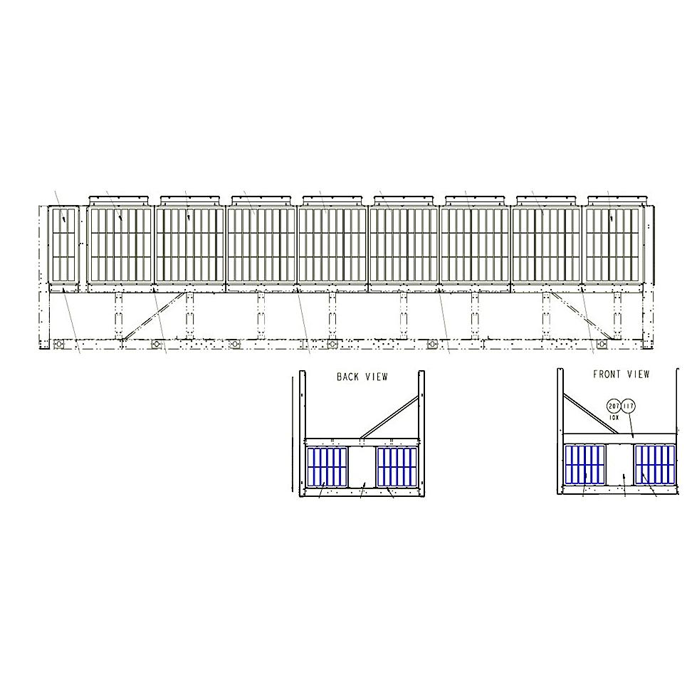 475-93248-040 - Louver Panel Kit, 16 Fan Gl by York