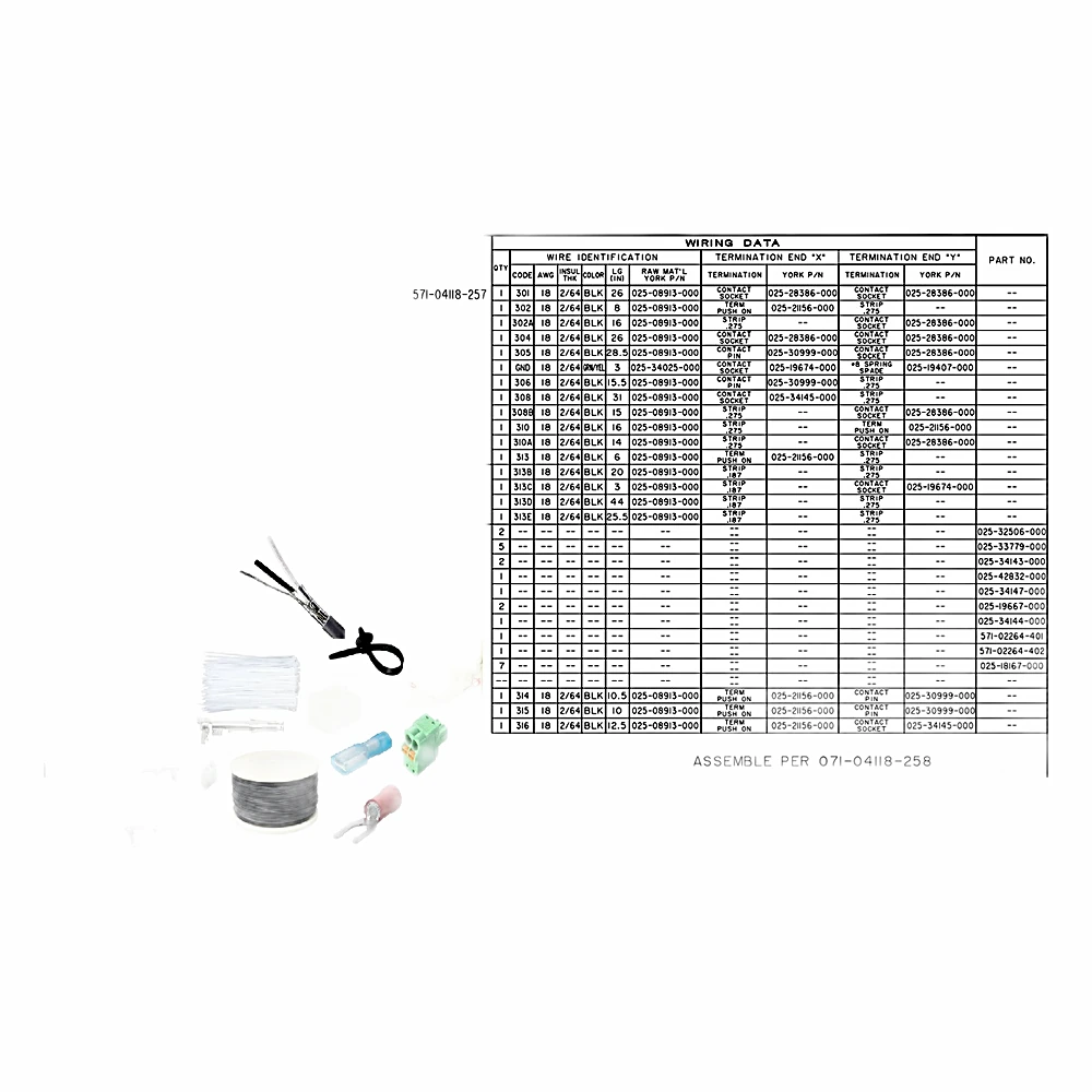 571-04118-257 - Wiring Harness by York