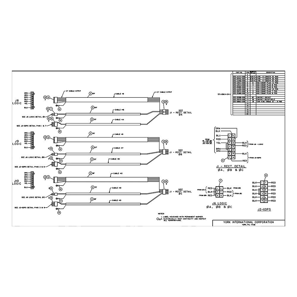 571-05614-241 - Wiring Harness by York