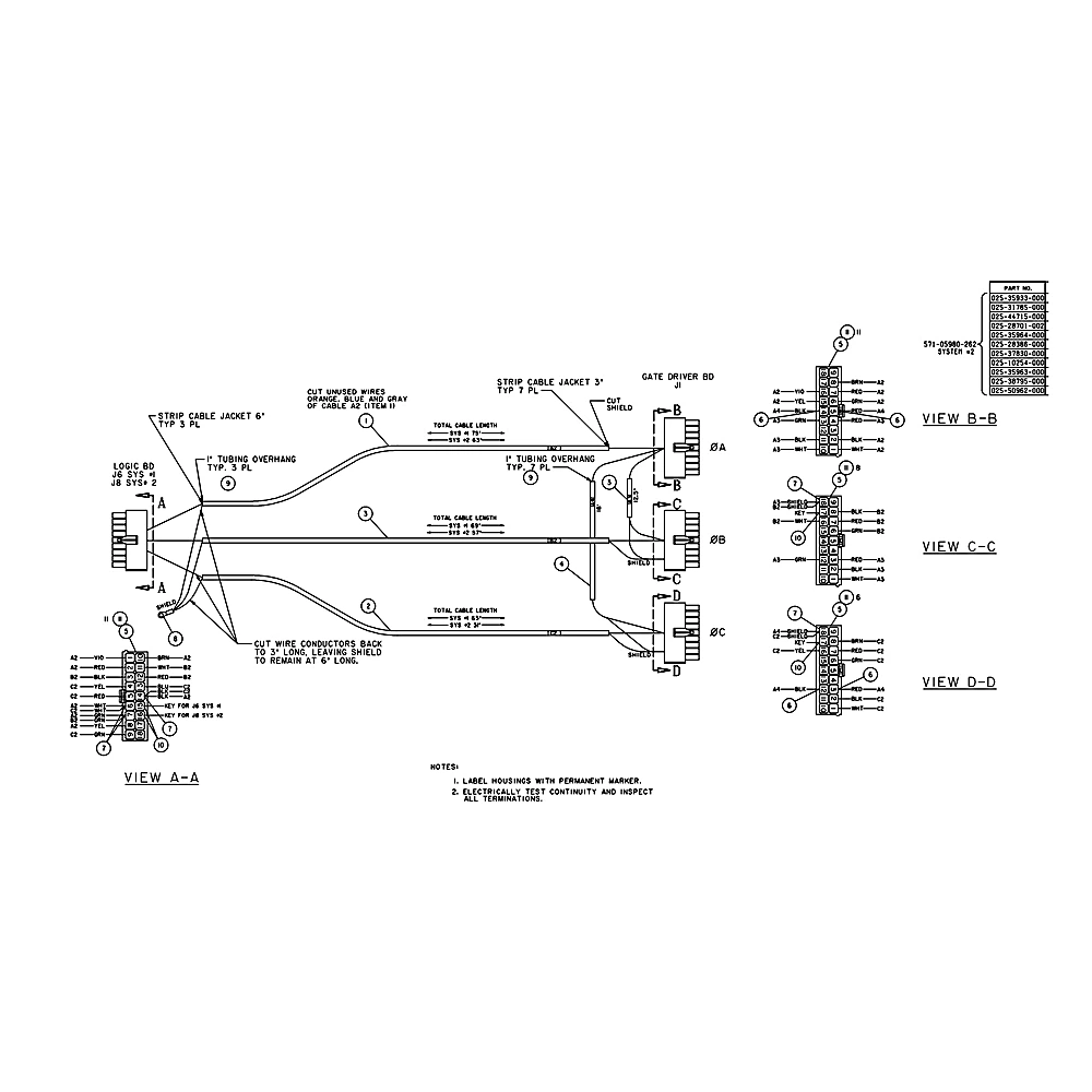 571-05980-262 - Wiring Harness by York