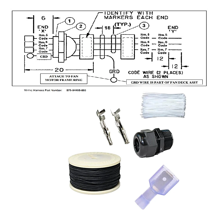 575-54455-005 - Wiring Harness by York