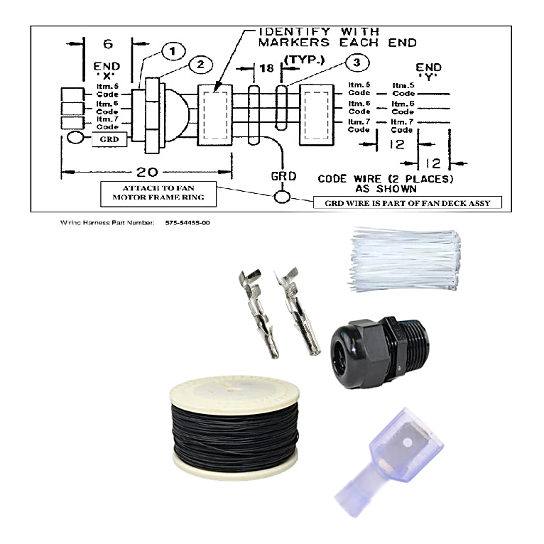 575-54455-038 - Wiring Harness by York