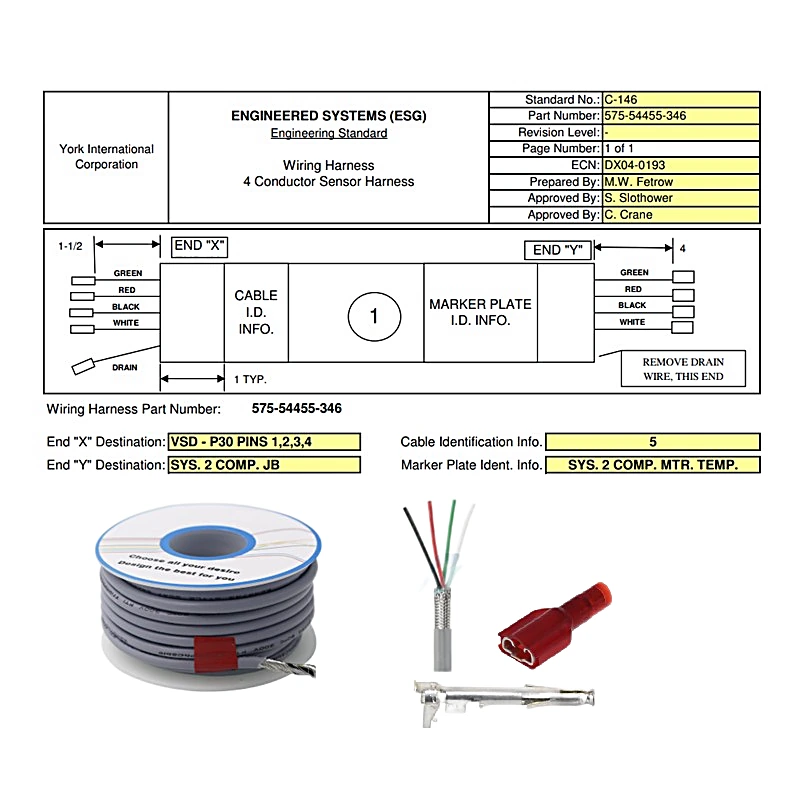 575-54455-346 - Wiring Harness by York
