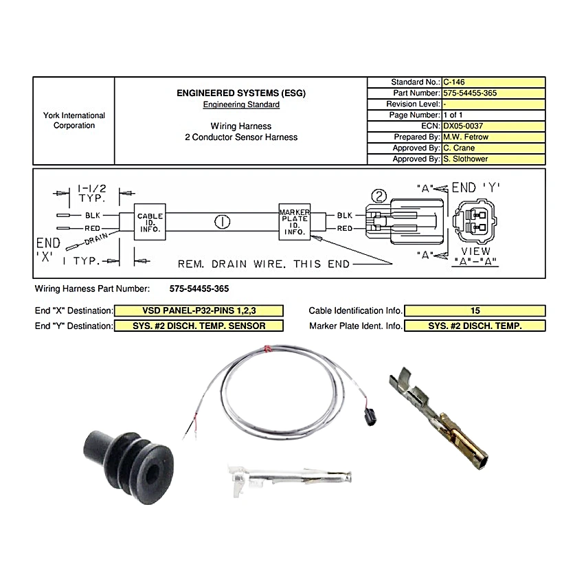 575-54455-365 - Wiring Harness by York