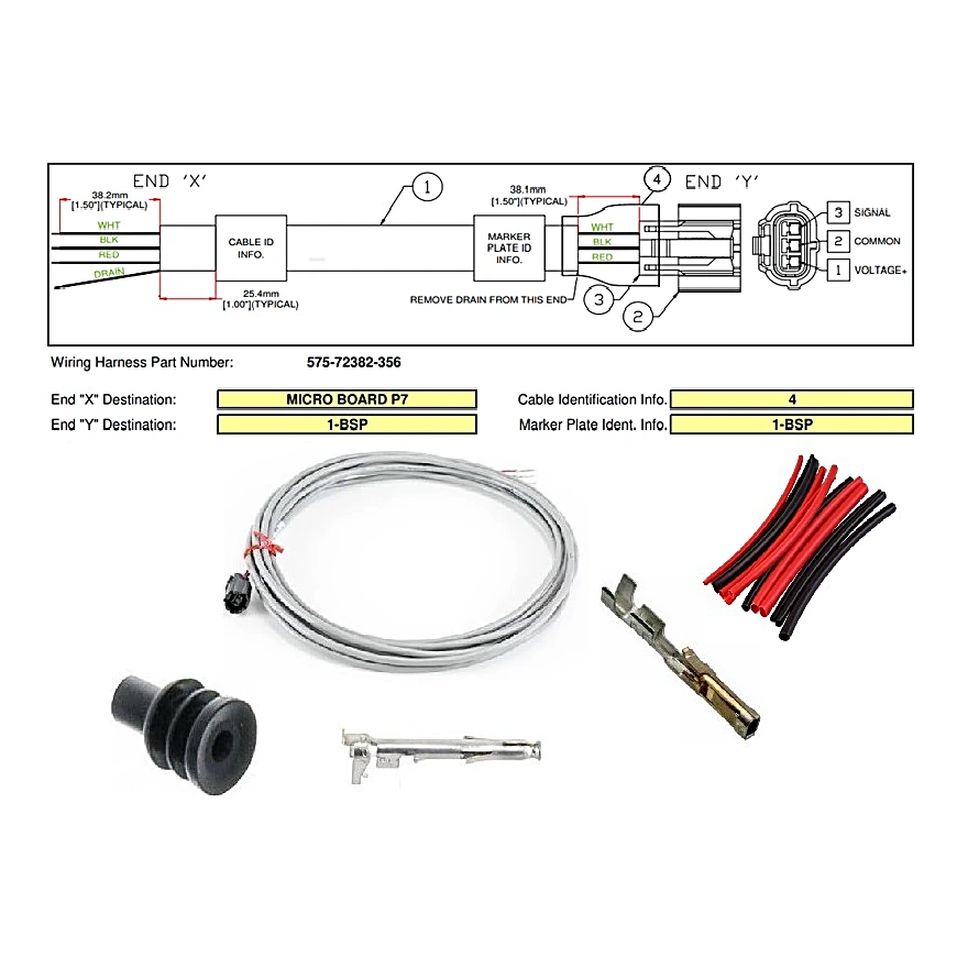 575-72382-356 - Harness 3 Conductor Sensor by York