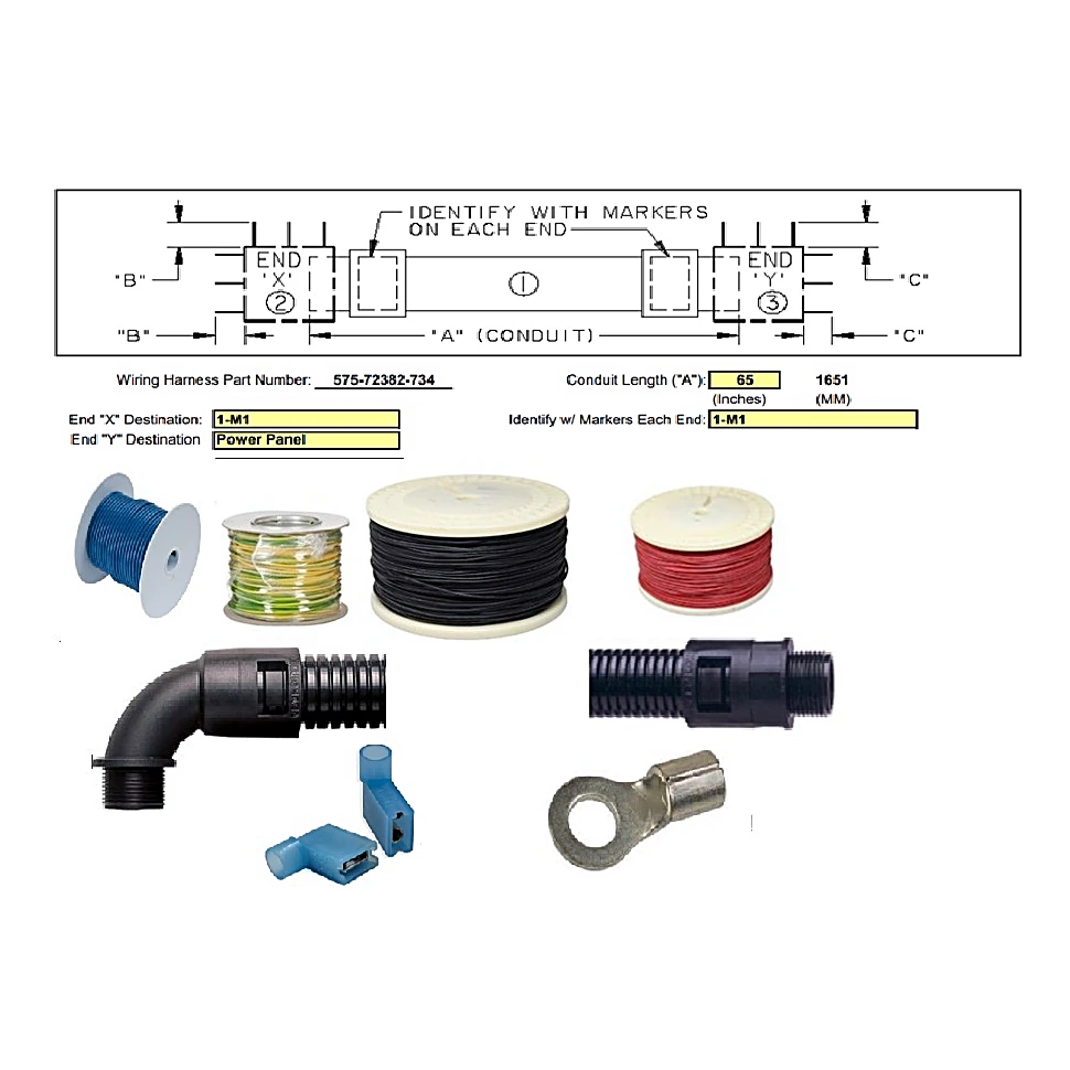 575-72382-734 - Wiring Harness by York