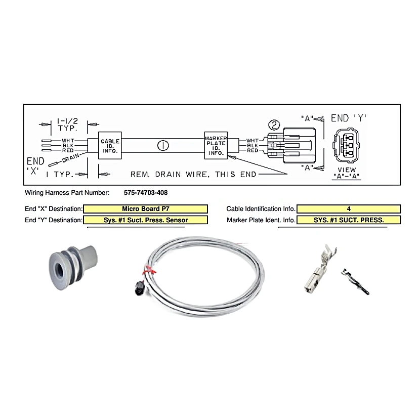 575-74703-408 - Wiring Harness by York