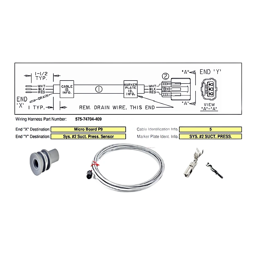 575-74704-409 - Wiring Harness by York