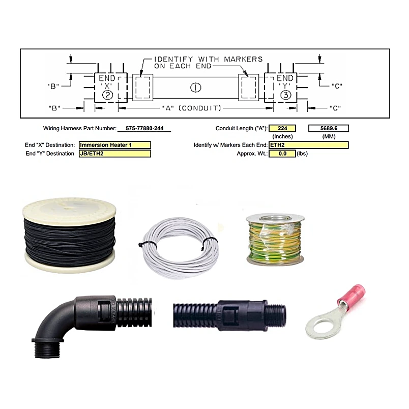 575-77880-244 - Immersion. Heater 1/Jb Eth 2 Corsair by York