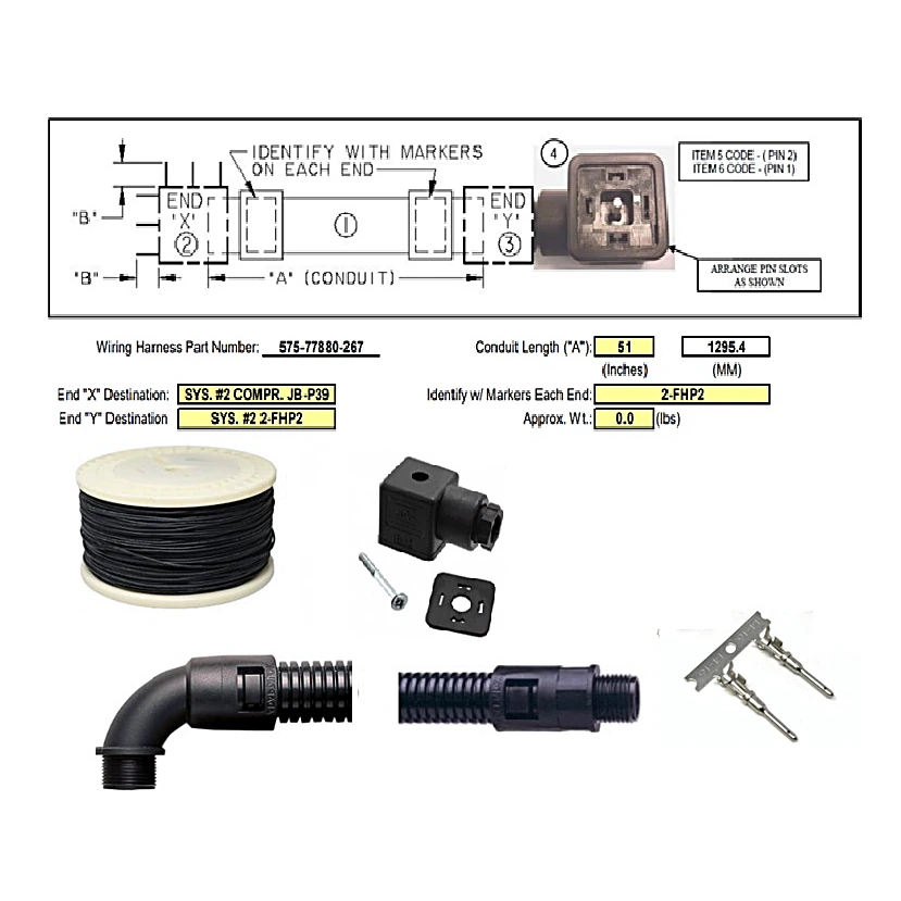 575-77880-267 - Wiring Harness by York
