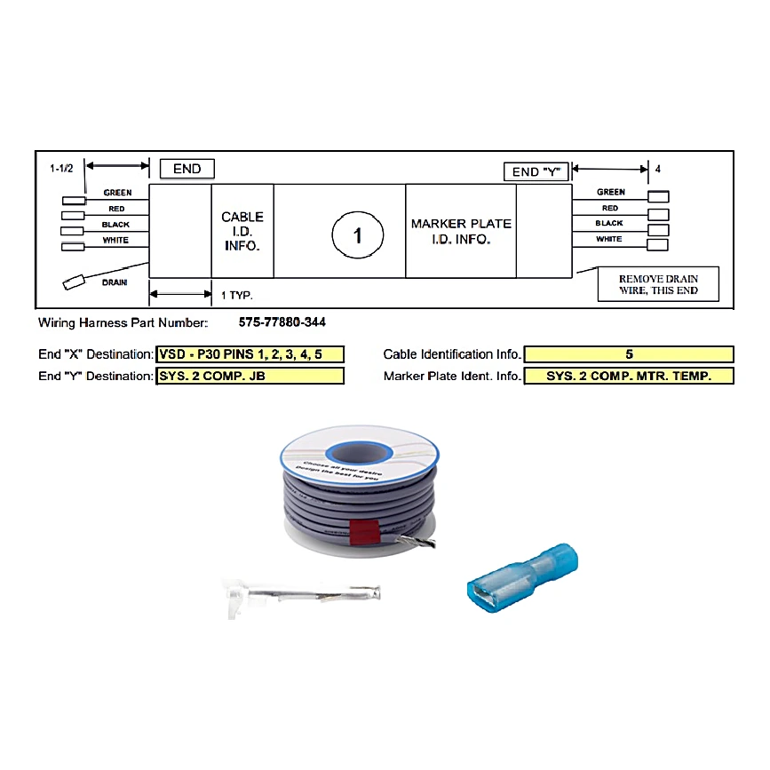 575-77880-344 - Wiring Harness by York