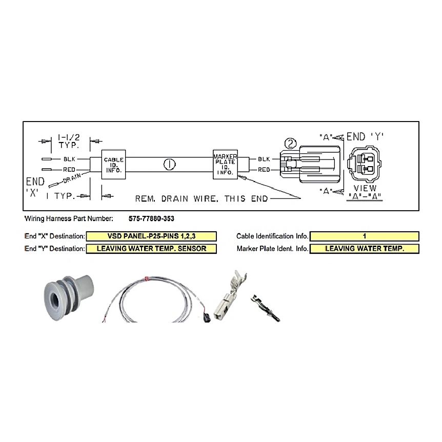 575-77880-353 - Wiring Harness by York