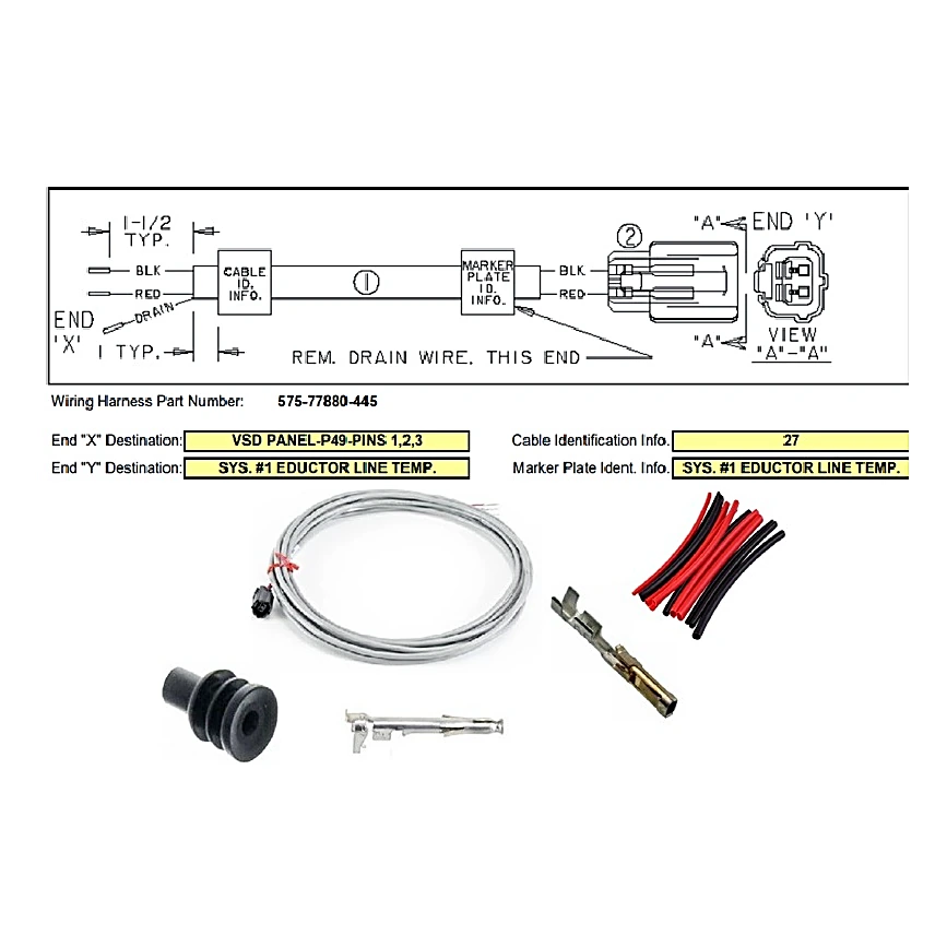 575-77880-445 - Wiring Harness by York