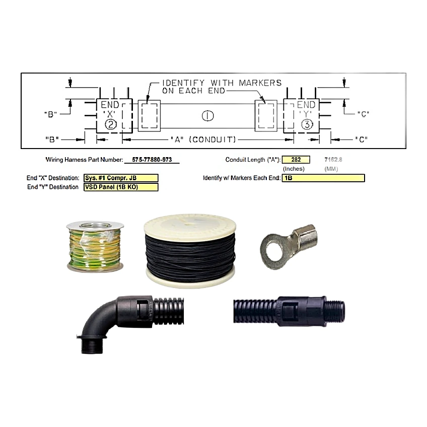 575-77880-973 - Harness Compressor 1B by York