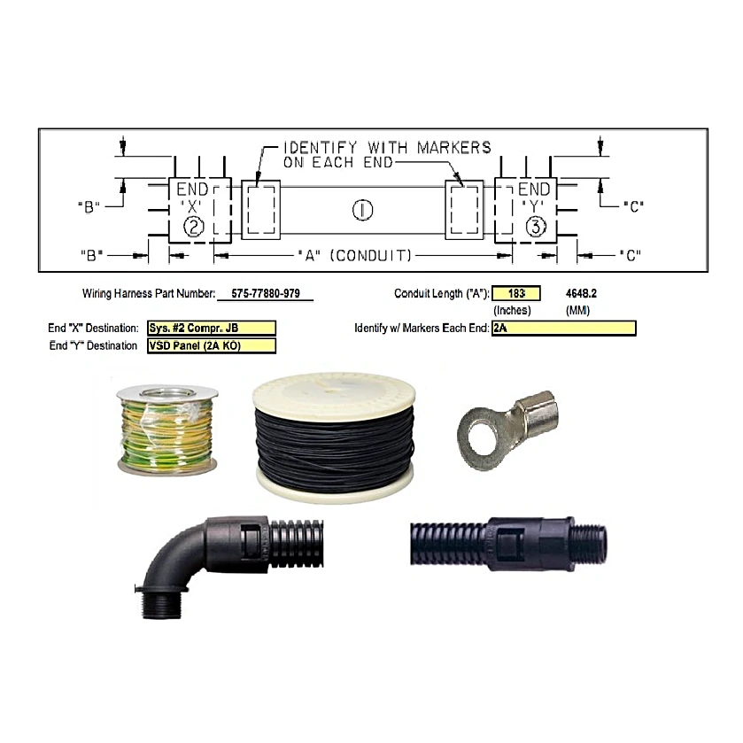 575-77880-979 - Harness Compressor 2 Amp by York