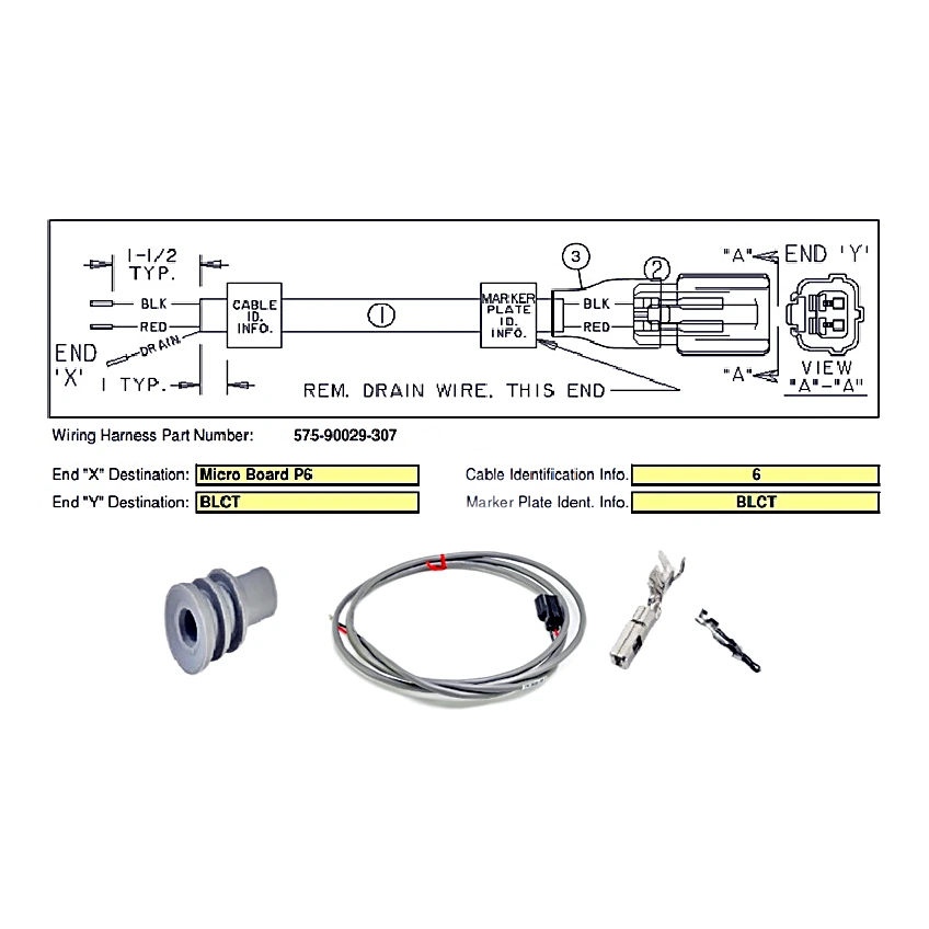 575-90029-307 - Wiring Harness Drawing Revision by York