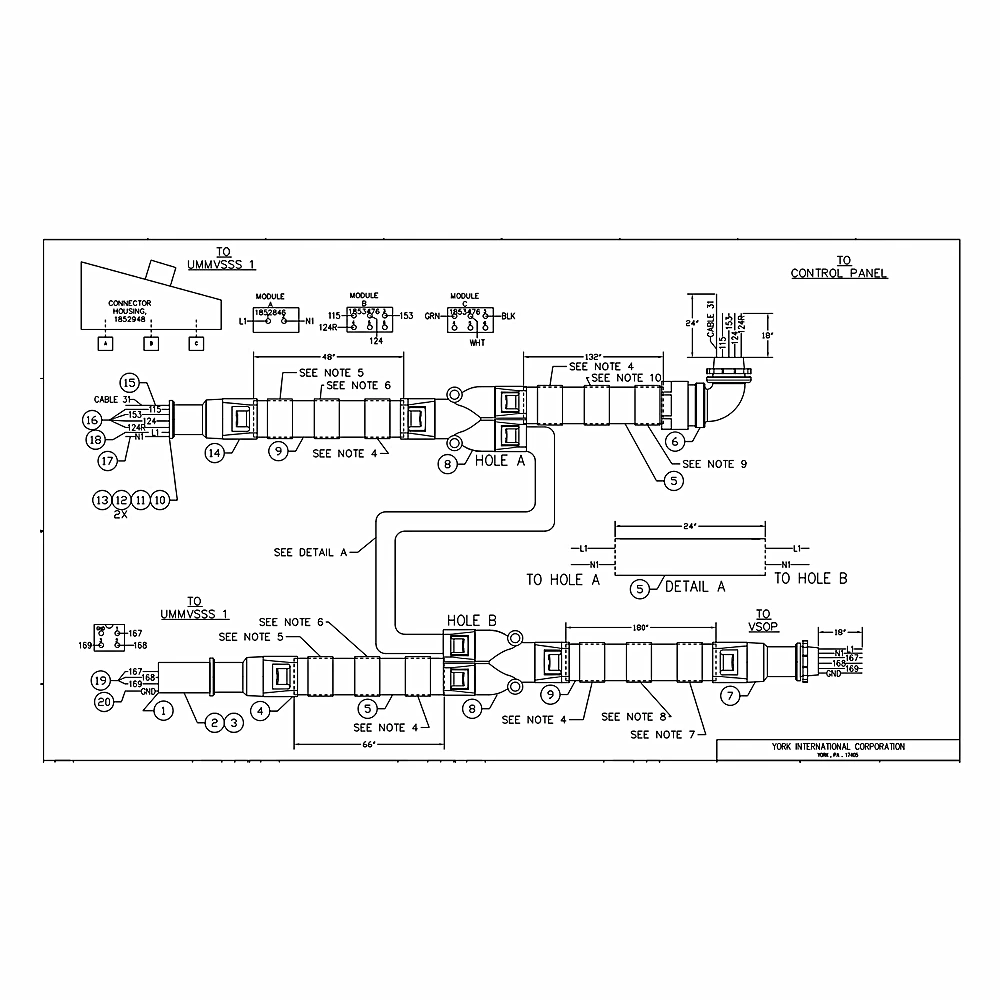 577-53928-500 - Harness Ummvsss 1 Yd Mod D by York