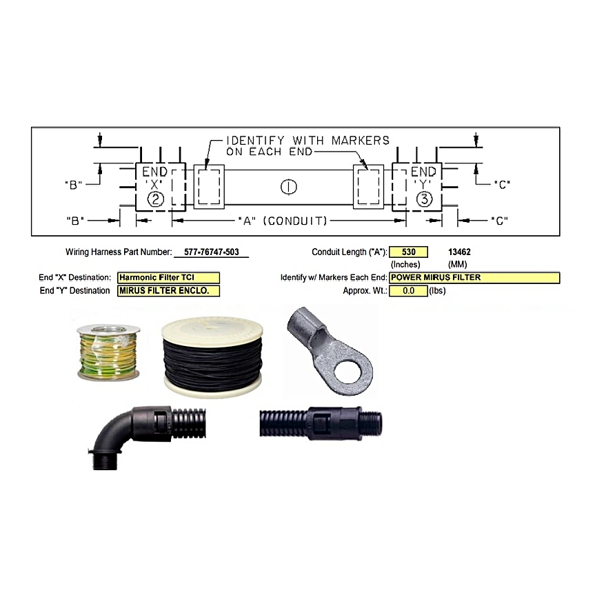 577-76747-503 - Harness Tci Disconnect to by York