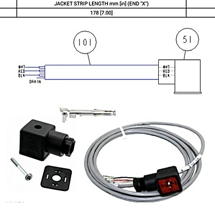 592-07060-642 - Harness, Shielded Cable 136-42 by York