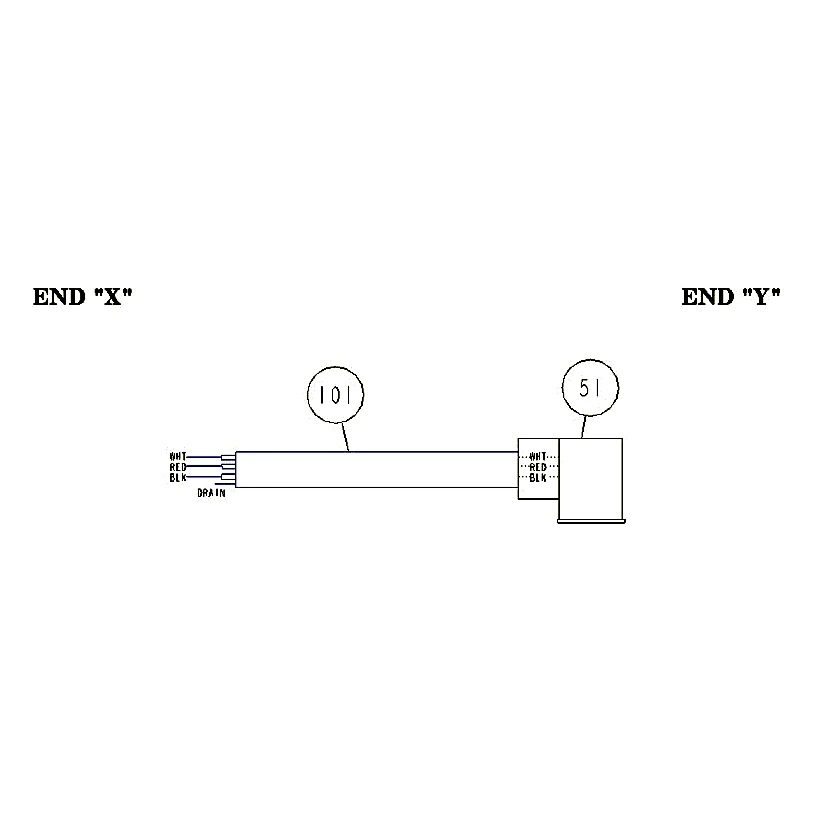 592-07060-644 - Harness, Shielded Cable 136-43 by York