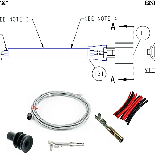 592-09014-606 - Harness, Shielded Cable 136-6 by York