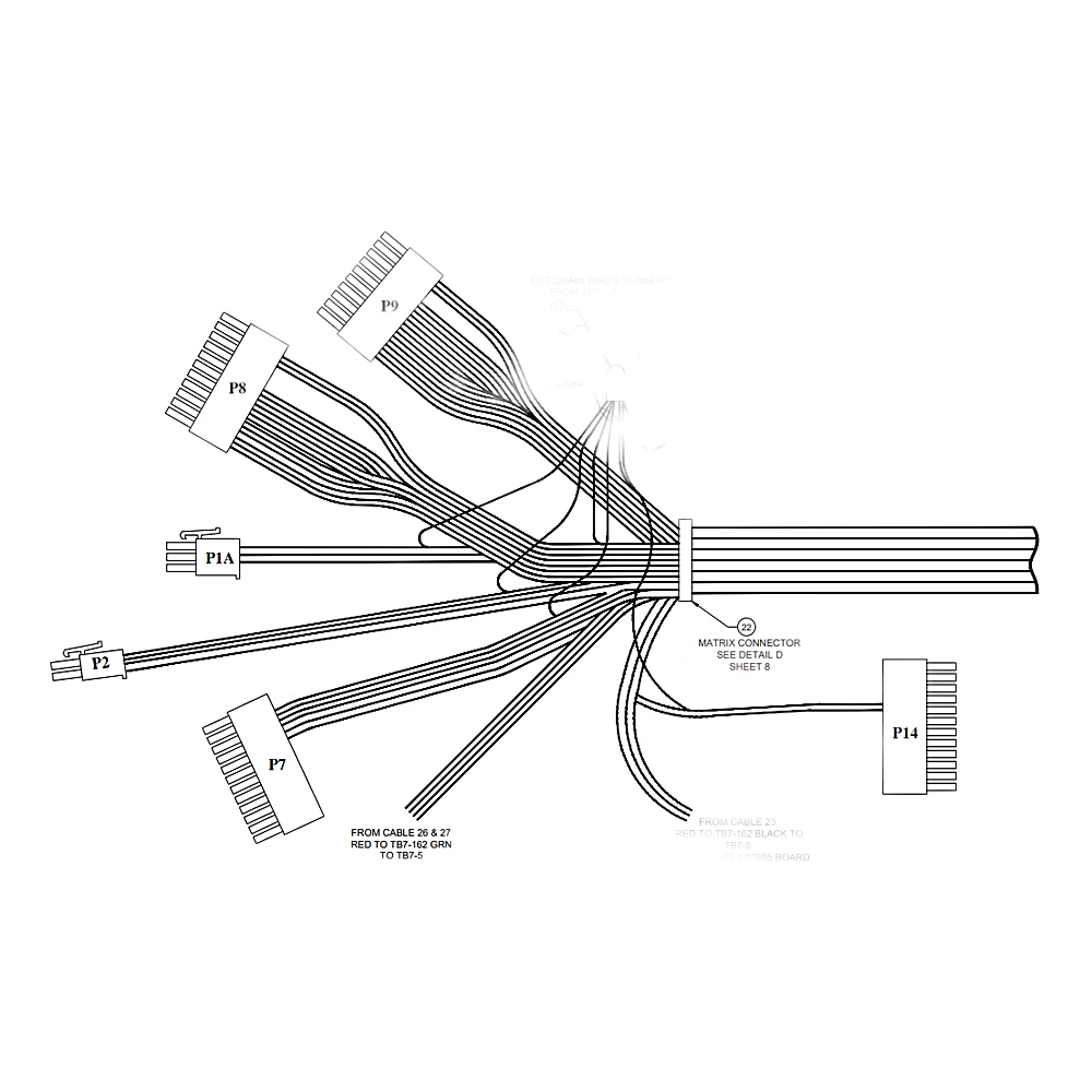 593-52137-100 - Harness, Shielded Cable YMC2 by York